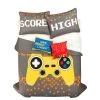 Video Games Reversible Oversized Quilt 5Pc Set