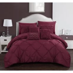Chic Home King Size Zita Comforter Bed Set, 10 Piece