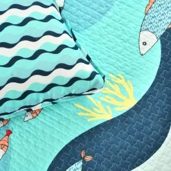 Sea Life Quilt 2Pc Set 12 Sea Life Quilt 2Pc Set -Fashion Bedding Store 0ad9a72887a14c50ab3acdb0c9fe93b0