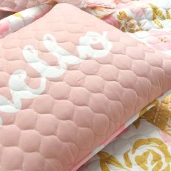 Watercolor Rose Paris Glitter Reversible Quilt 5Pc Set -Fashion Bedding Store 0f7029b83bc84f43bafdaf8099dddb59