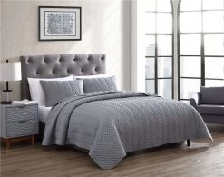 Birch 3 Piece King Quilt Set Gray 11 Birch 3 Piece King Quilt Set Gray -Fashion Bedding Store 15670399fb024a25a2a458485bb70ad3