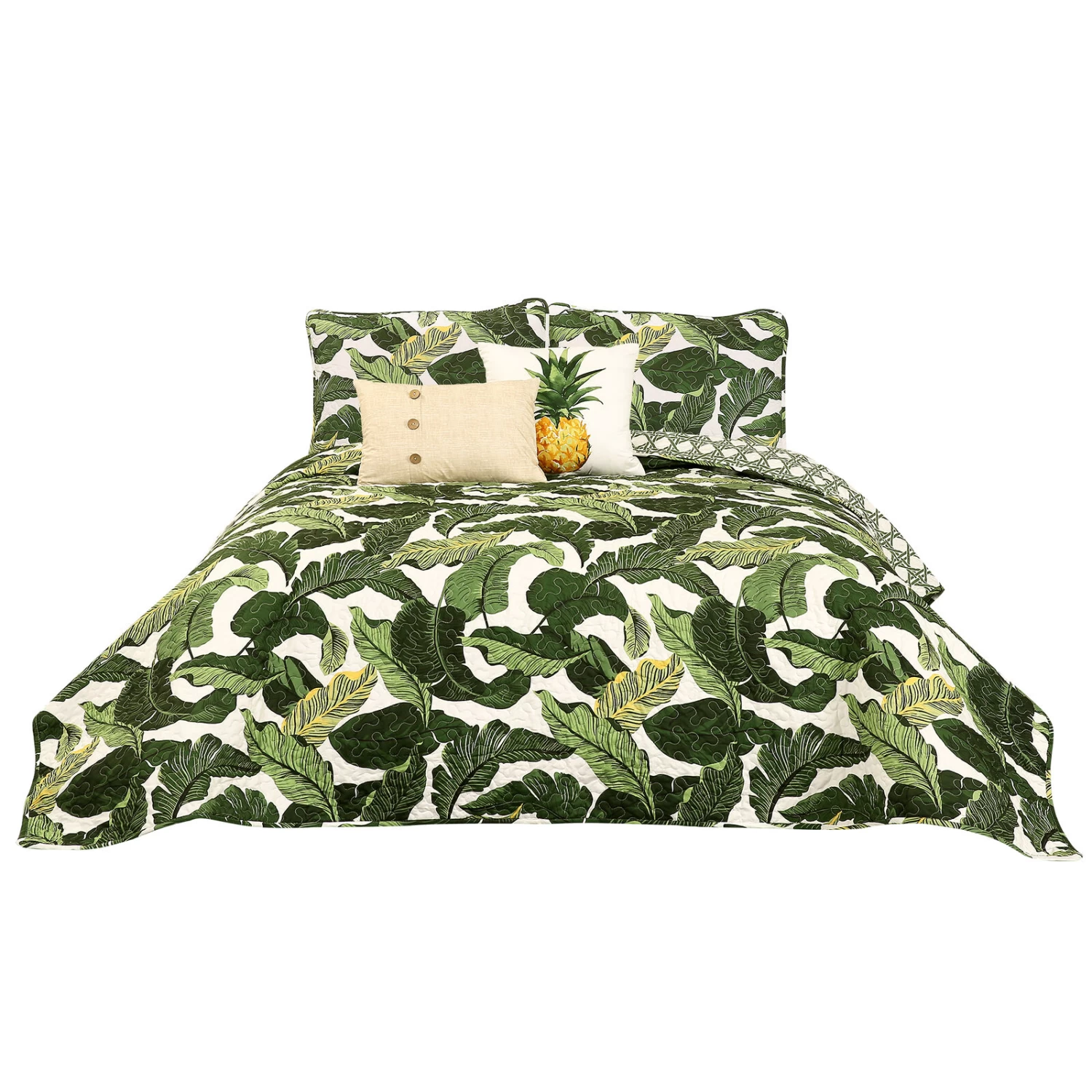 Tropical Paradise Quilt 5Pc Set 3 Tropical Paradise Quilt 5Pc Set