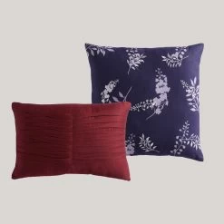 Bebejan Deep Purple Garden 100% Cotton 5-Piece Reversible Comforter Set -Fashion Bedding Store 2493273a37b54583a3a334798a3cf1b4