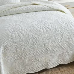 MarCielo 100% Cotton Oversized Bedspread Quilt Set Embroidery TF -Fashion Bedding Store 32449878491e4db8a7df51da88a5f111