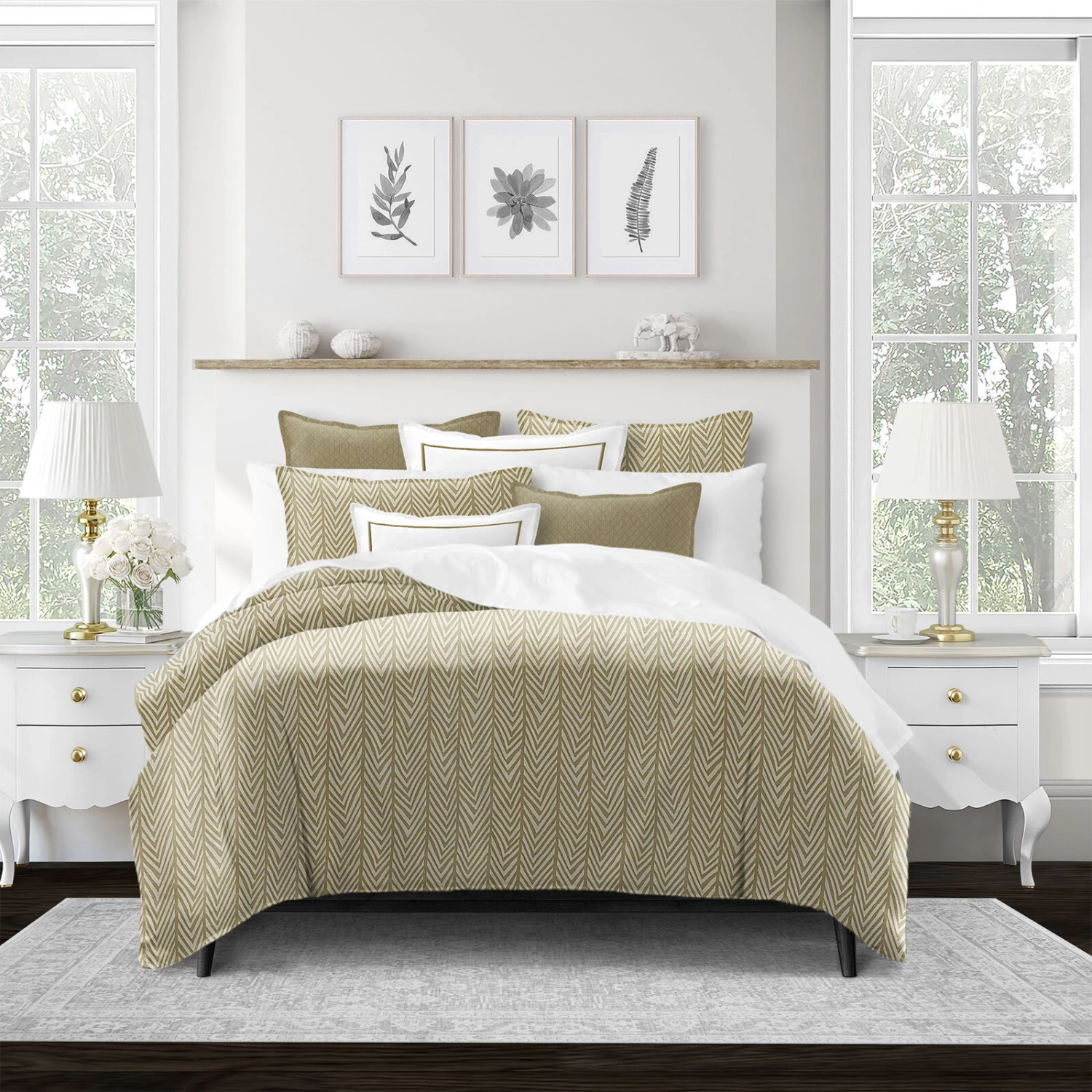 6ix Tailors Fine Linens Jubilee Hemp Comforter Set 4 6ix Tailors Fine Linens Jubilee Hemp Comforter Set - Image 2