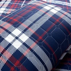 Grayson Farmhouse Plaid Reversible Quilt 3Pc Set -Fashion Bedding Store 4bf54c6b081946a5bb575a707ab47b01