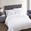 Birch 3 Piece Queen Quilt Set White