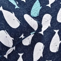 Whale Quilt 4Pc Set -Fashion Bedding Store 5beceb77417d4fe5a0af4e62575d24c6