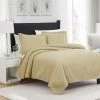 RT Designers Collection Milla 3pc Pinsonic Premium Quality All Season Quilt Set For Revitalize Bedroom King Gold 1 RT Designers Collection Milla 3pc Pinsonic Premium Quality All Season Quilt Set For Revitalize Bedroom King Gold -Fashion Bedding Store 665c013961a1421db3e3ec312d17ef69