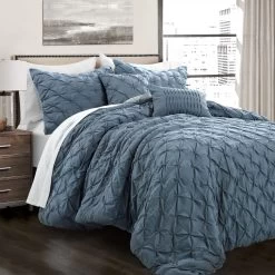 Ravello Pintuck Comforter 5-Pc Set -Fashion Bedding Store 6f5cb2c764354e3aa279ae8f0d4b806d