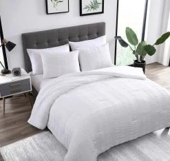 Elm 3 Piece Comforter Set King White -Fashion Bedding Store 7d742676fea0484f95f0a079a79e1edc