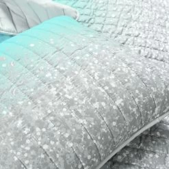 Glitter Ombre Metallic Print Quilt 5Pc Set 11 Glitter Ombre Metallic Print Quilt 5Pc Set -Fashion Bedding Store 8577479e5ba647e3bf0d58da98a9fc45