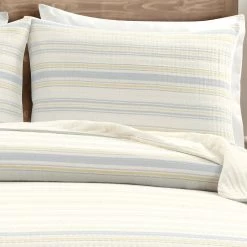 Solange Stripe Kantha Pick Stitch Yarn Dyed Cotton Woven Quilt/Coverlet 3Pc Set -Fashion Bedding Store 8853099aee024f56a0f5f0c7f80edbfc