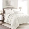 Ravello Pintuck Caroline Geo Comforter 7-Pc Set