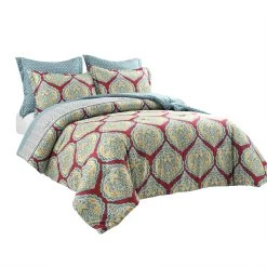 Harley Damask Reversible Comforter 5-Pc Set