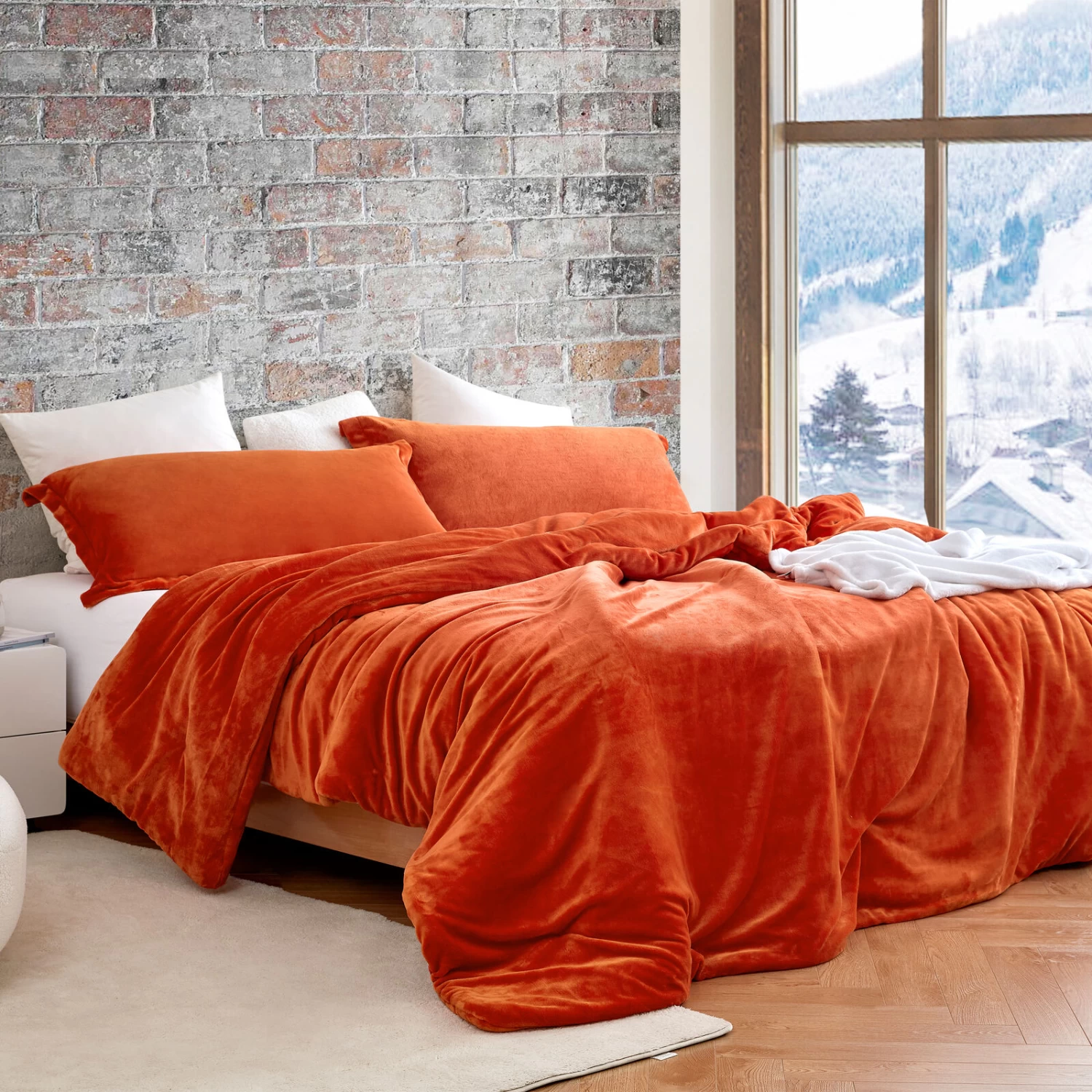 The Original Plush - Coma Inducer® Oversized Comforter Set - Harvest Rust. 3 The Original Plush - Coma Inducer® Oversized Comforter Set - Harvest Rust.