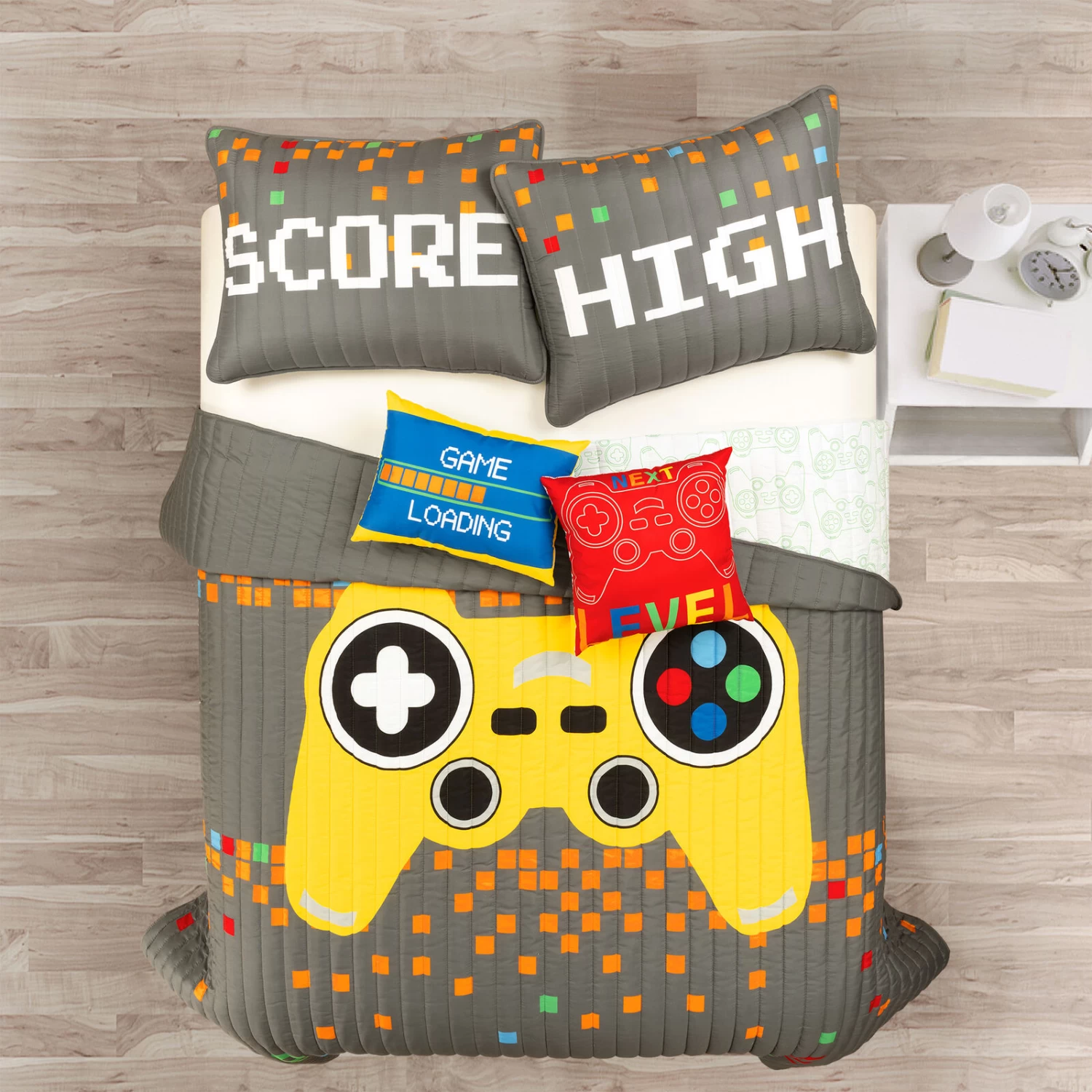 Video Games Reversible Oversized Quilt 5Pc Set 5 Video Games Reversible Oversized Quilt 5Pc Set - Image 3