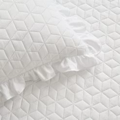 French Country Geo Ruffle Skirt Bedspread 3Pc Set 12 French Country Geo Ruffle Skirt Bedspread 3Pc Set -Fashion Bedding Store 9a573227c3fc46b1aa29c7ff6d1f4cc2