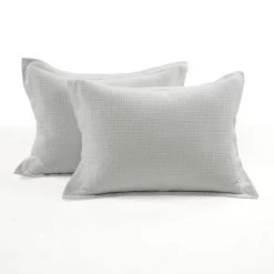 Haniya Solid Waffle Woven Cotton Textured Comforter 3-Pc Set 17 Haniya Solid Waffle Woven Cotton Textured Comforter 3-Pc Set -Fashion Bedding Store 9c89ec6a705941e38e90ee6de4a119e9