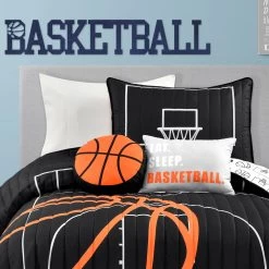 Basketball Game Reversible Oversized Quilt Set For Kids - Sports Decor -Fashion Bedding Store 9f69638641ae42959dee517d493cd3fb