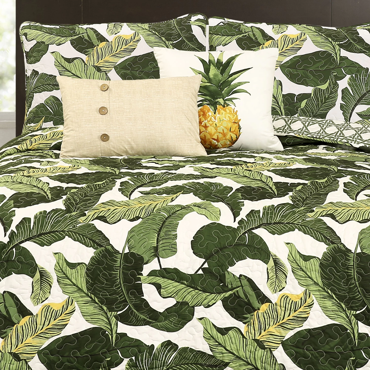 Tropical Paradise Quilt 5Pc Set 6 Tropical Paradise Quilt 5Pc Set - Image 4