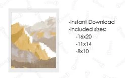 Golden Mountains Artwork Download -Fashion Bedding Store Beddy sArtworkPreview GoldenMountains InlcudedSizes