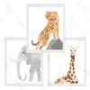 Wild Artwork Download (Set Of 3) -Fashion Bedding Store Beddy sArtworkPreview Main3