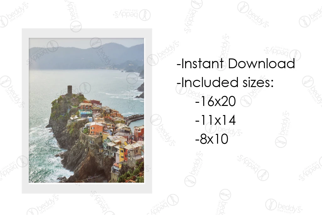 Vernazza Artwork Download 4 Vernazza Artwork Download - Image 2