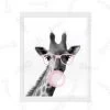 Bubblegum Giraffe Artwork Download -Fashion Bedding Store BubbleGumGiraffePreview Main