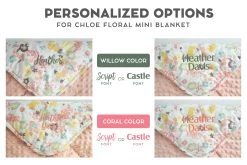 Chloe Mini Blanket Floral 15 Chloe Mini Blanket Floral -Fashion Bedding Store MiniBlanketEmbroideryGraphic 09