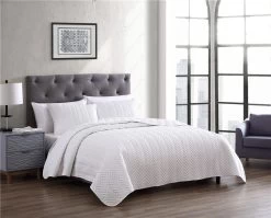 Birch 3 Piece Queen Quilt Set White -Fashion Bedding Store a27aa30e98694deba7498a6e81b41177