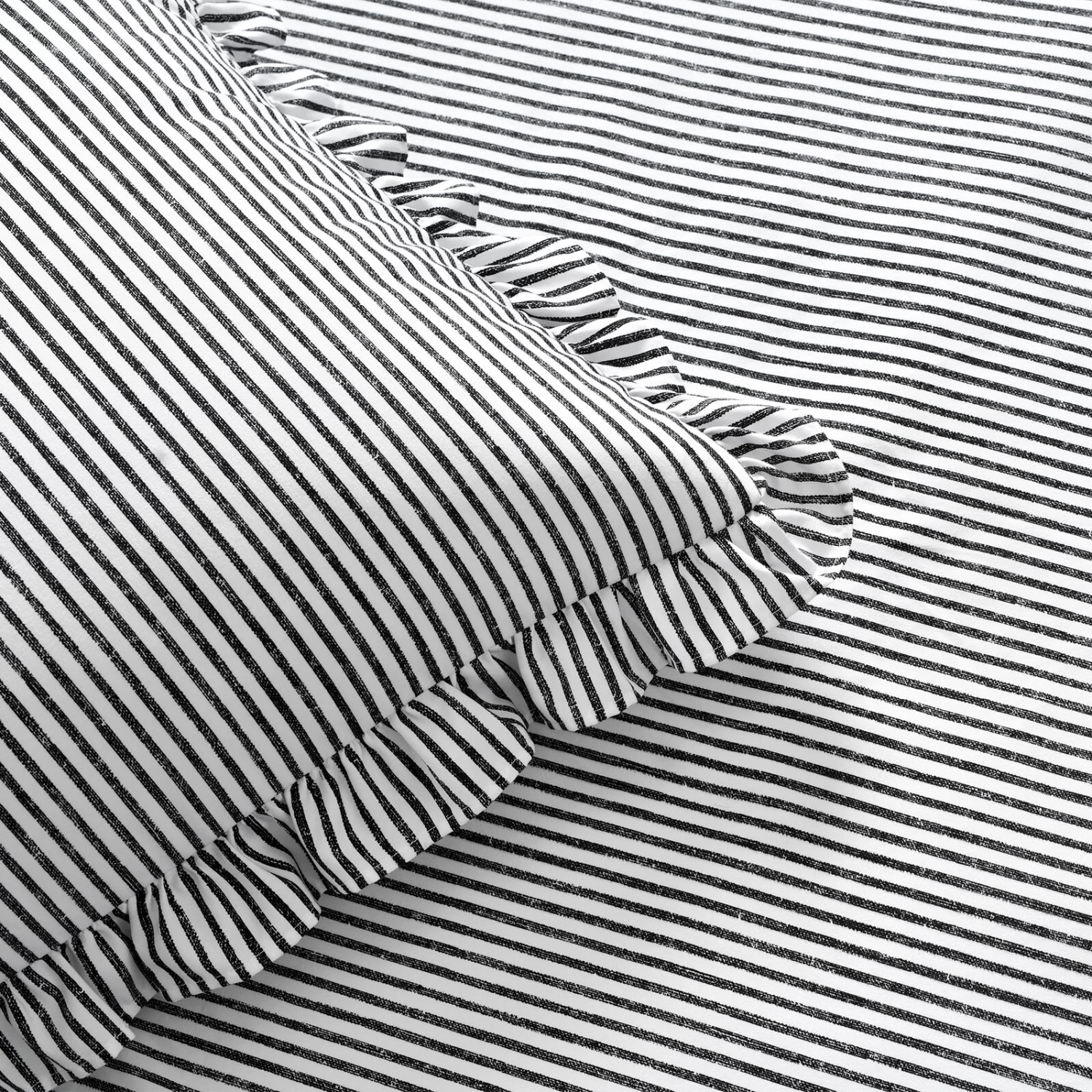 Ticking Stripe Bedspread 3Pc Set 5 Ticking Stripe Bedspread 3Pc Set - Image 3