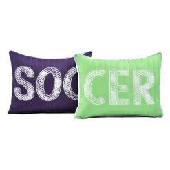 Girls Soccer Kick Quilt 5Pc Set -Fashion Bedding Store b8772a03f3674d478375cdd733fef55d