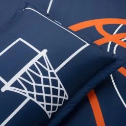 Basketball Game Reversible Oversized Comforter 5-Pc Set 16 Basketball Game Reversible Oversized Comforter 5-Pc Set -Fashion Bedding Store bea6f9c66e8942eeaac8ef9f91312d33