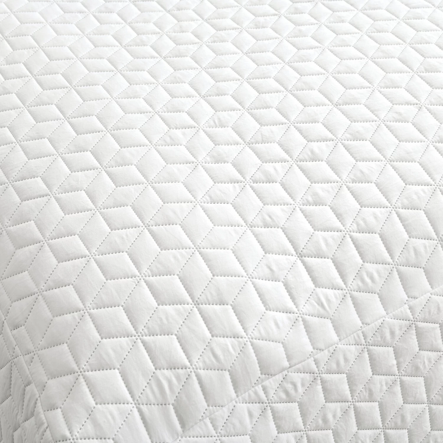 French Country Geo Ruffle Skirt Bedspread 3Pc Set 4 French Country Geo Ruffle Skirt Bedspread 3Pc Set - Image 2