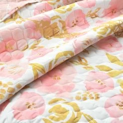 Watercolor Rose Paris Glitter Reversible Quilt 5Pc Set -Fashion Bedding Store cd0fa87feef246ff9f2b5013c559dc1f