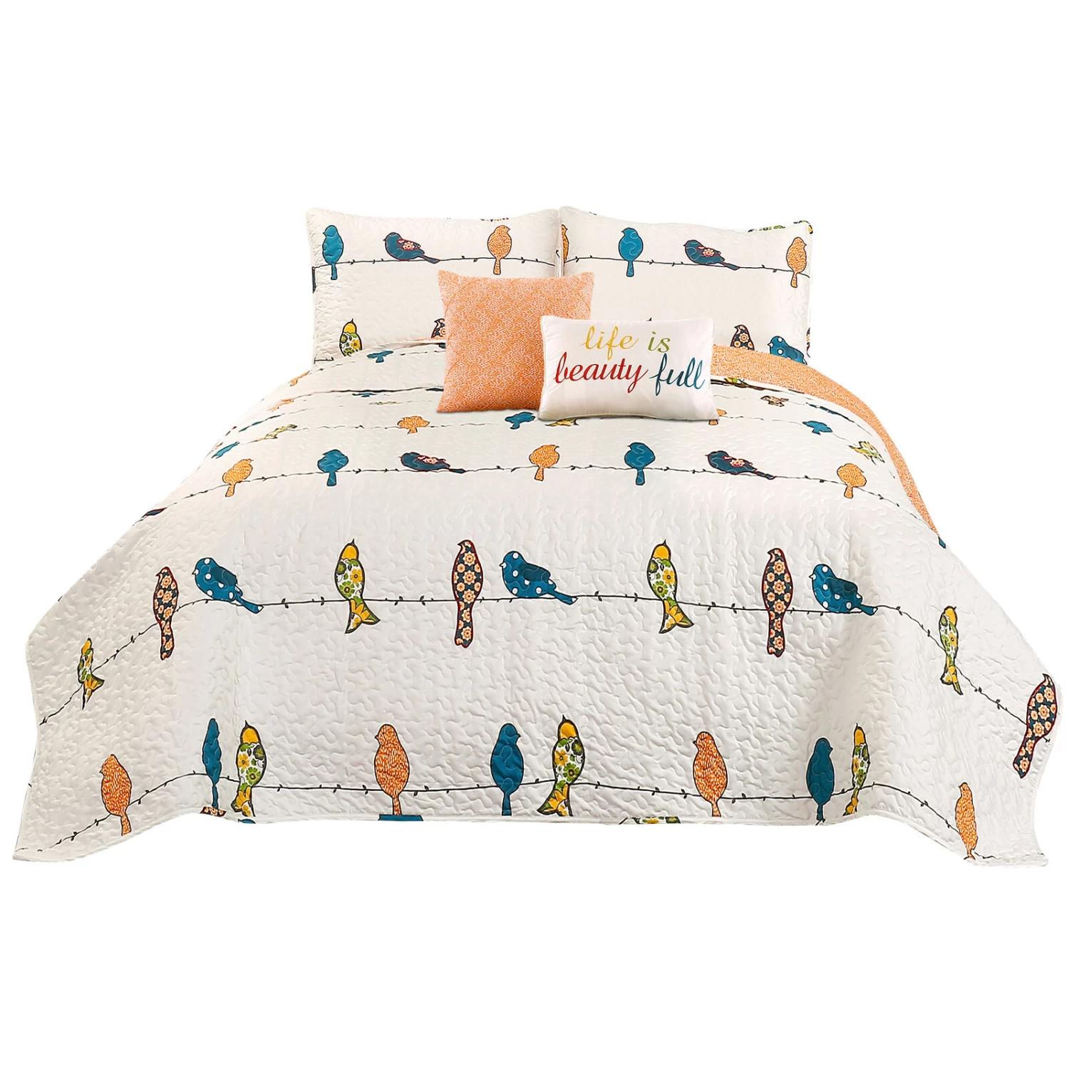 Rowley Birds Quilt 7Pc Set 3 Rowley Birds Quilt 7Pc Set