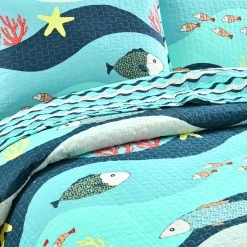 Sea Life Quilt 2Pc Set 14 Sea Life Quilt 2Pc Set -Fashion Bedding Store d320e0ac402448229f15ecf18a740c45