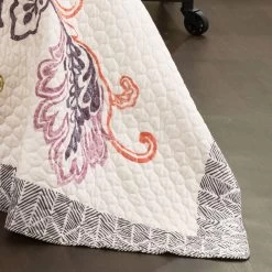 Aster Quilt Navy 3Pc Set Full/Queen -Fashion Bedding Store de911e0675af4c7482ff1430dac29990