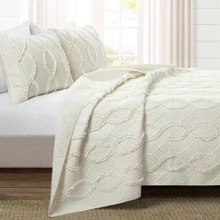 Avon Textured Ruffle Quilt 3Pc Set 11 Avon Textured Ruffle Quilt 3Pc Set -Fashion Bedding Store e7565a1464754eff95796d6b812d8f40