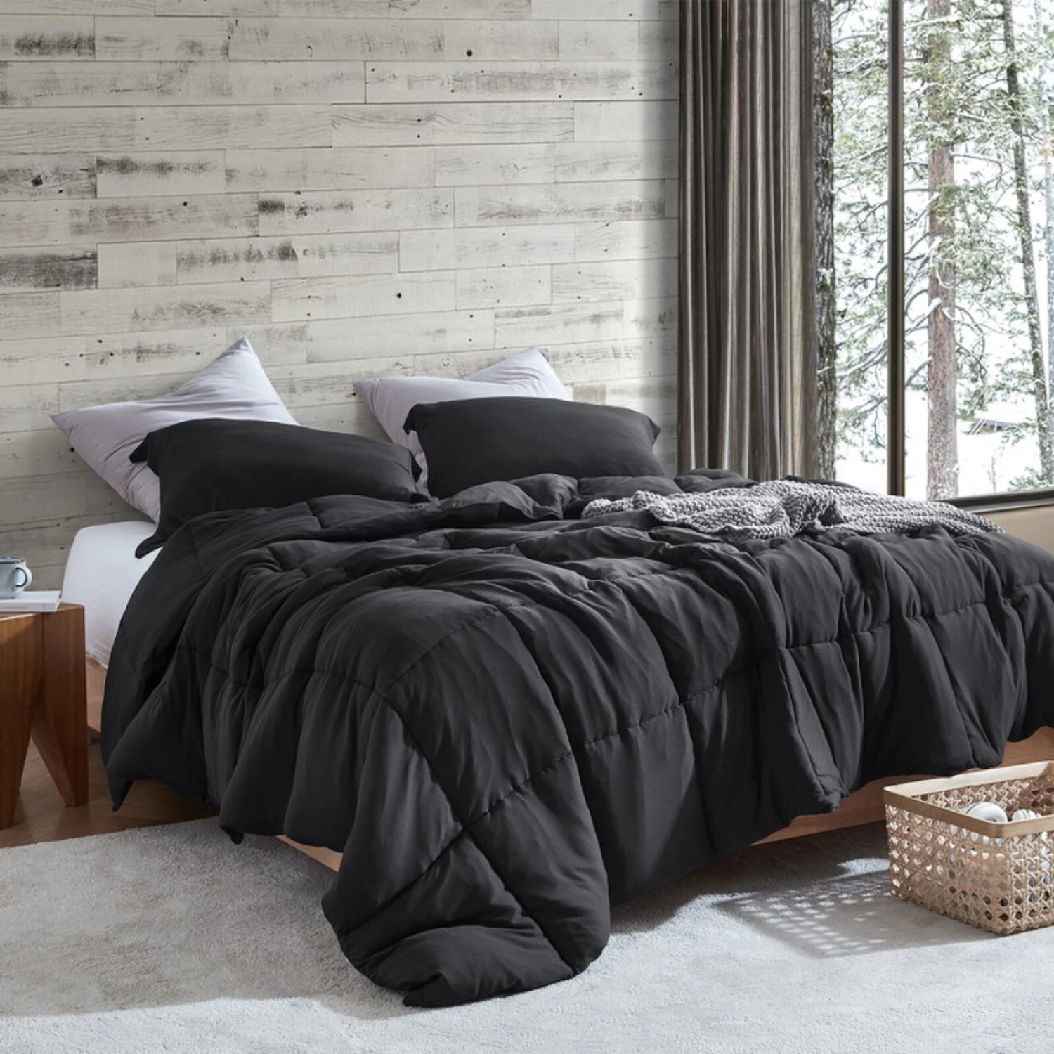 Better Than Butter - Coma Inducer® Oversized Comforter Set - Black 4 Better Than Butter - Coma Inducer® Oversized Comforter Set - Black - Image 2